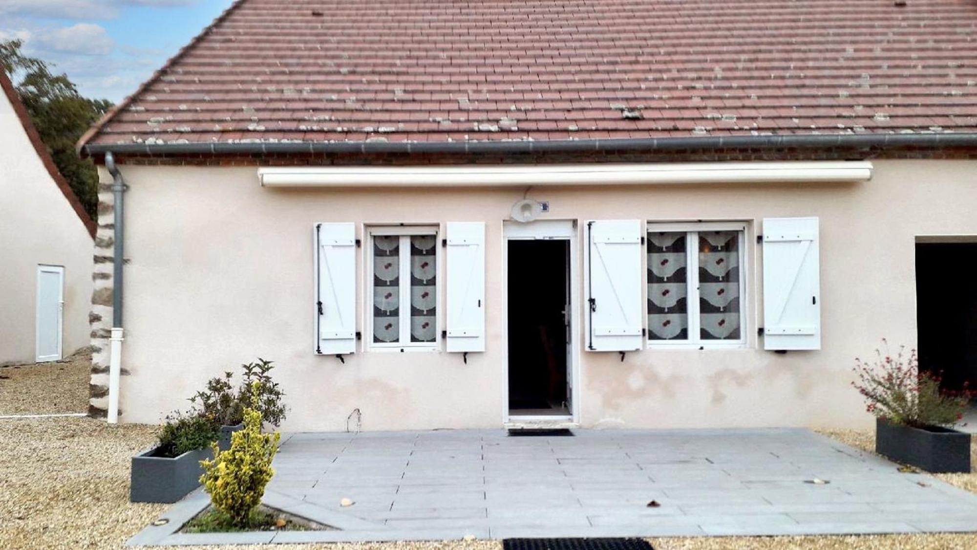 Maison d'une chambre avec piscine partagee terrasse et wifi a Saint Victor Extérieur photo